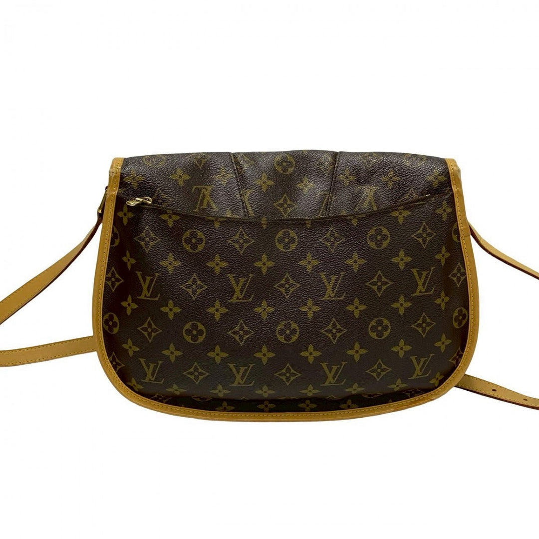 LOUIS VUITTON Shoulder Bag leather Brown Monogram Menilmontan MM