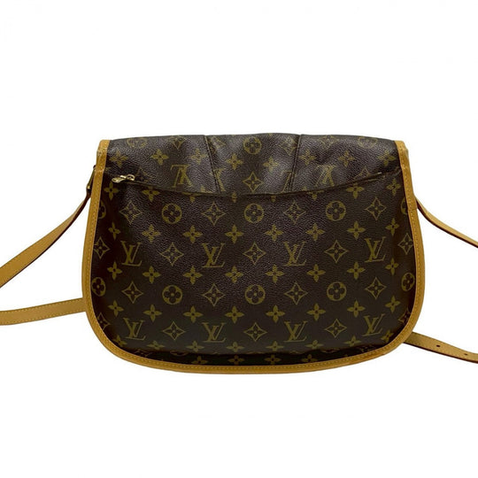 LOUIS VUITTON Shoulder Bag leather Brown Monogram Menilmontan MM