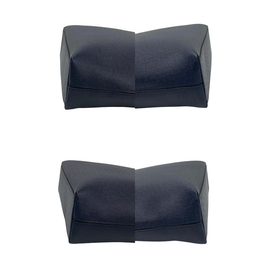 LOUIS VUITTON Shoulder Bag leather Navy Taiga Anton Tote