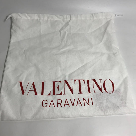 VALENTINO hat HGA11HCY cotton black V logo Women 58 Used Authentic