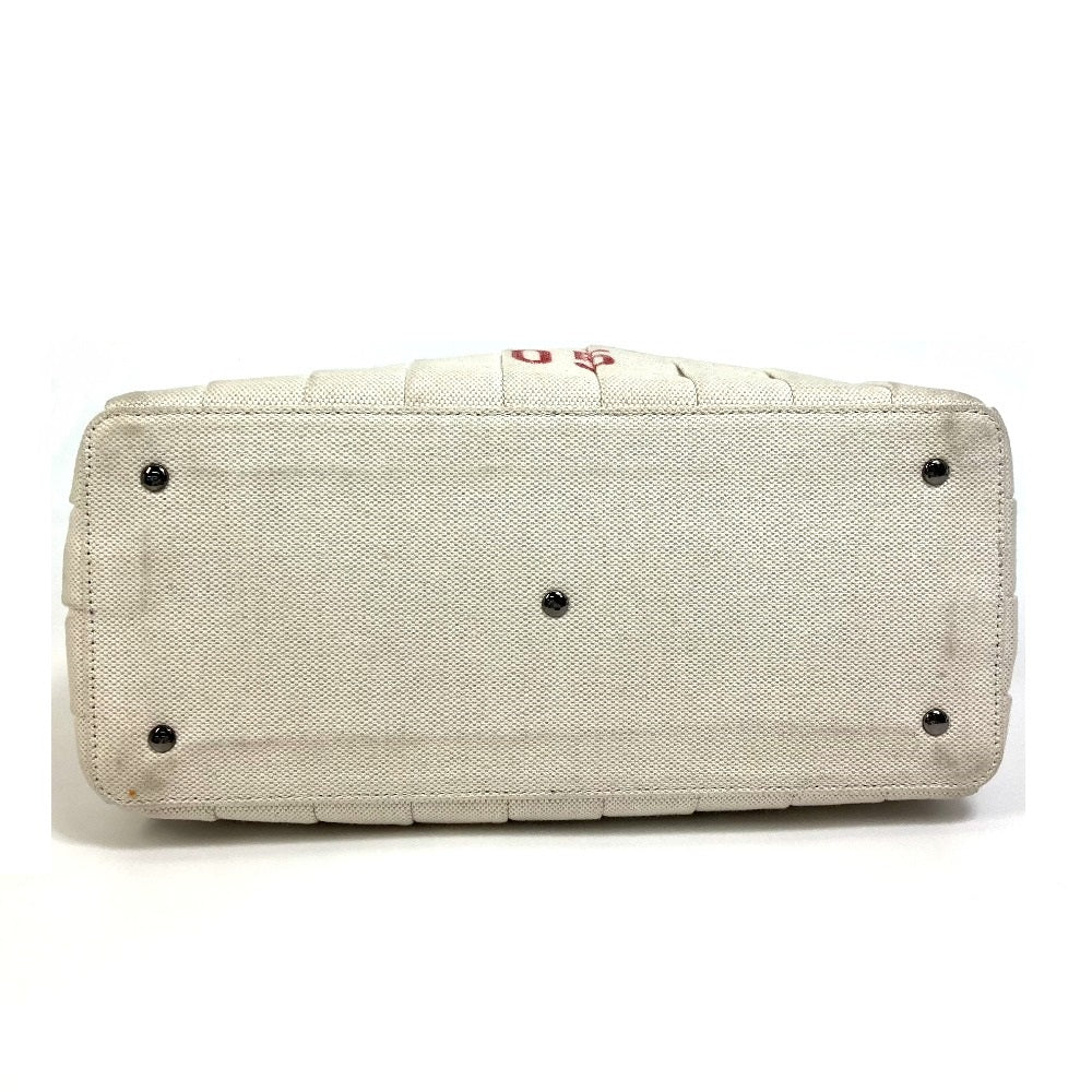 Valentino Garavani Handbag canvas Beige / red Atelier Brisse Edition