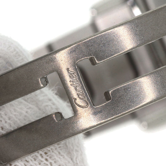 CARTIER Watches Quartz W20056D6 Stainless Steel , Stainless Steel Silver Santos Galve SM Silver dial Women Used Authentic