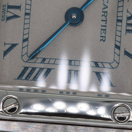 CARTIER Watches Quartz W20056D6 Stainless Steel , Stainless Steel Silver Santos Galve SM Silver dial Women Used Authentic
