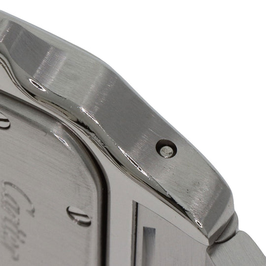 CARTIER Watches Quartz W20056D6 Stainless Steel , Stainless Steel Silver Santos Galve SM Silver dial Women Used Authentic