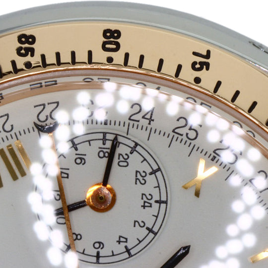 OMEGA Watches Mechanical Automatic 3336.20 Stainless Steel gold Speedmaster Triple Calendar Moonphase white dial