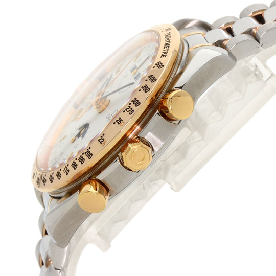 OMEGA Watches Mechanical Automatic 3336.20 Stainless Steel gold Speedmaster Triple Calendar Moonphase white dial