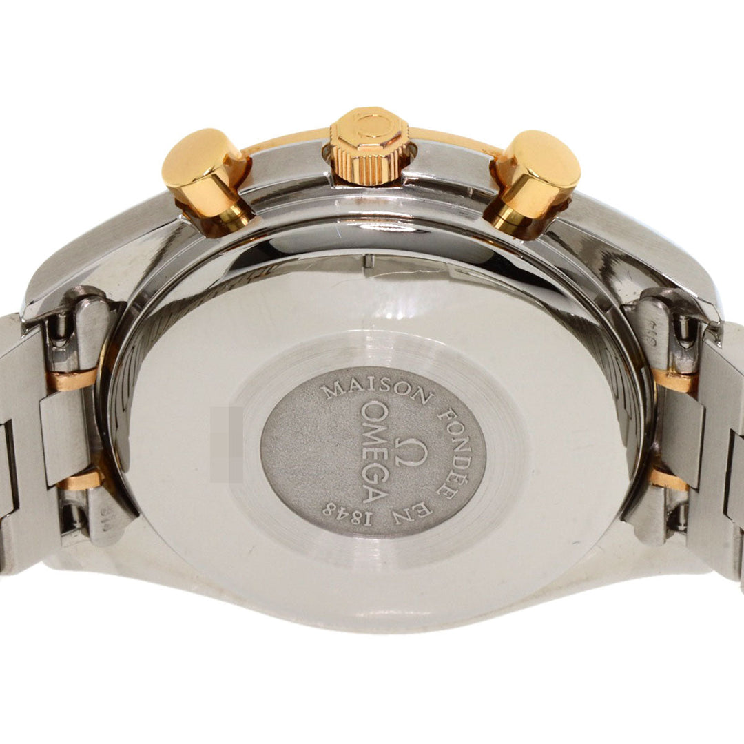 OMEGA Watches Mechanical Automatic 3336.20 Stainless Steel gold Speedmaster Triple Calendar Moonphase white dial