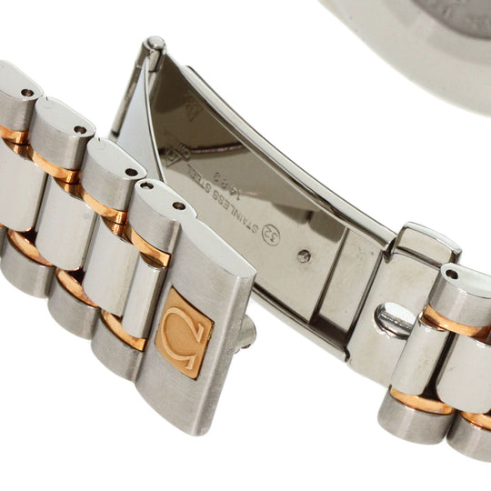 OMEGA Watches Mechanical Automatic 3336.20 Stainless Steel gold Speedmaster Triple Calendar Moonphase white dial