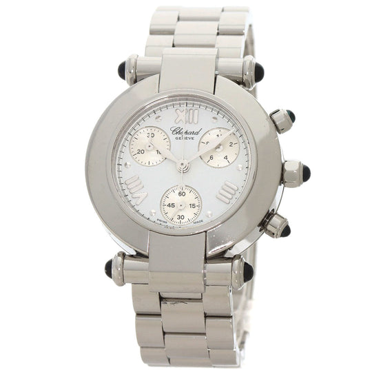 Chopard Watches Quartz 38/8389-23 Stainless Steel , Stainless Steel Silver Imperiale white dial Women Used Authentic