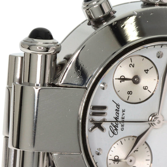 Chopard Watches Quartz 38/8389-23 Stainless Steel , Stainless Steel Silver Imperiale white dial Women Used Authentic