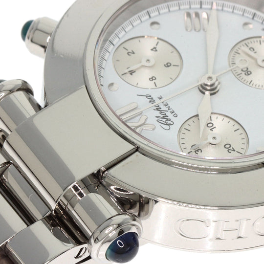 Chopard Watches Quartz 38/8389-23 Stainless Steel , Stainless Steel Silver Imperiale white dial Women Used Authentic