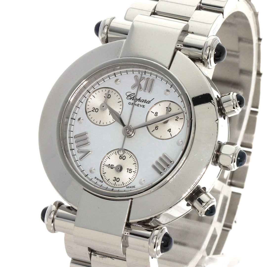 Chopard Watches Quartz 38/8389-23 Stainless Steel , Stainless Steel Silver Imperiale white dial Women Used Authentic