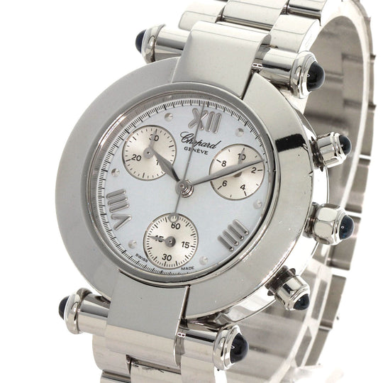 Chopard Watches Quartz 38/8389-23 Stainless Steel , Stainless Steel Silver Imperiale white dial Women Used Authentic