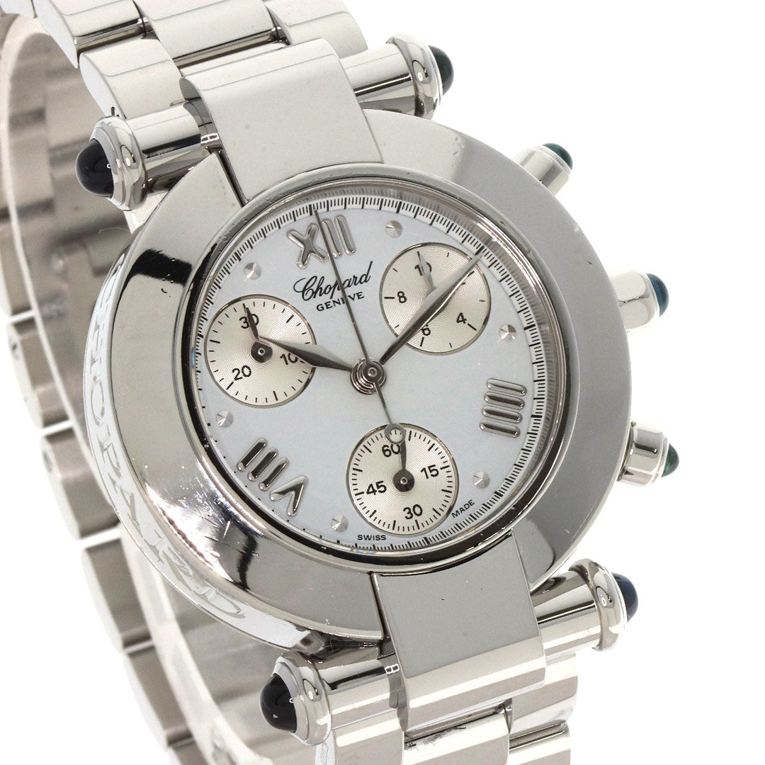 Chopard Watches Quartz 38/8389-23 Stainless Steel , Stainless Steel Silver Imperiale white dial Women Used Authentic