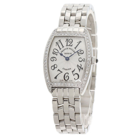 FRANCK MULLER Watches Quartz 1752QZDP Stainless Steel Silver Silver dial