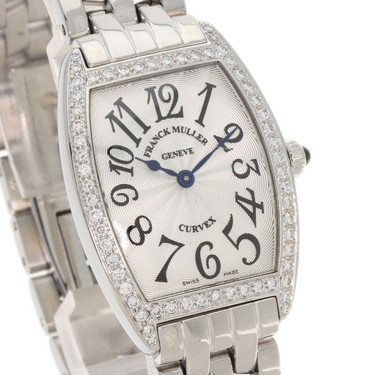 FRANCK MULLER Watches Quartz 1752QZDP Stainless Steel Silver Silver dial