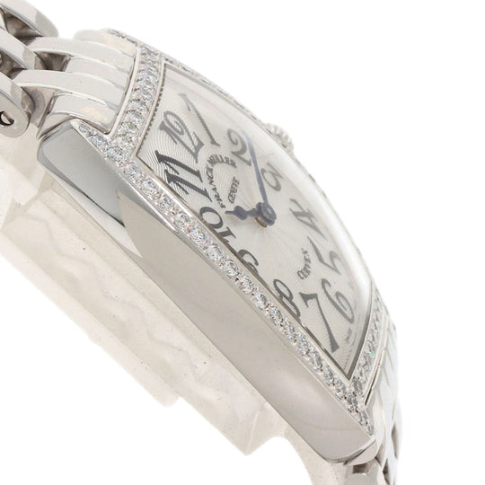 FRANCK MULLER Watches Quartz 1752QZDP Stainless Steel Silver Silver dial