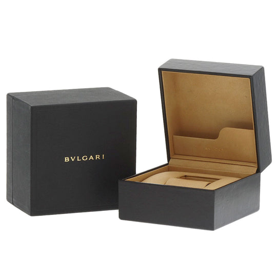 BVLGARI Watches Mechanical Automatic SD38SGMT Stainless Steel, Rubber Silver Diagono Scuba GMT black dial mens Used Authentic