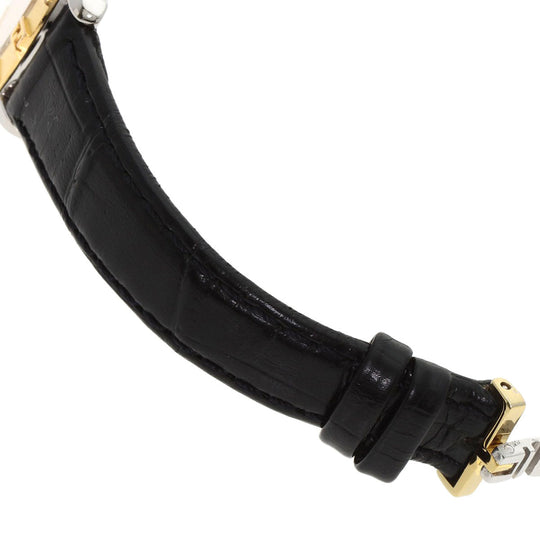 FENDI Watches Quartz 2000L Stainless Steel, Leather, Gold Plated gold Round face white dial Women Used Authentic