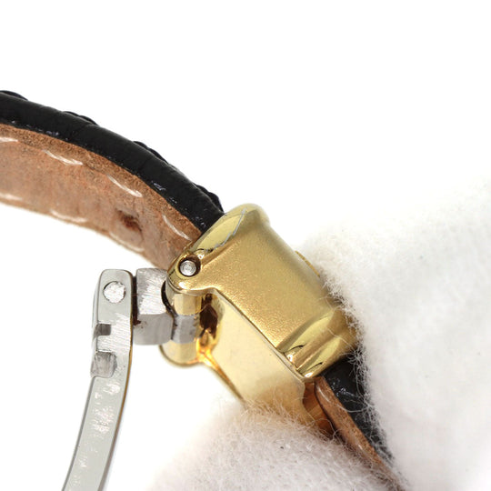 FENDI Watches Quartz 2000L Stainless Steel, Leather, Gold Plated gold Round face white dial Women Used Authentic