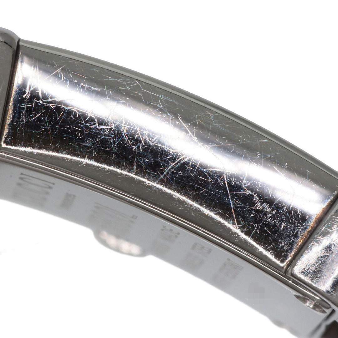 GUCCI Watches Quartz 6800L Stainless Steel, Bamboo Silver Bamboo black dial Women Used Authentic