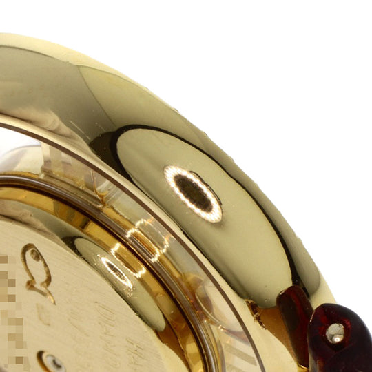 Chopard Watches Quartz S20/5558 K18YG, leather gold Happy diamond white dial Women Used Authentic