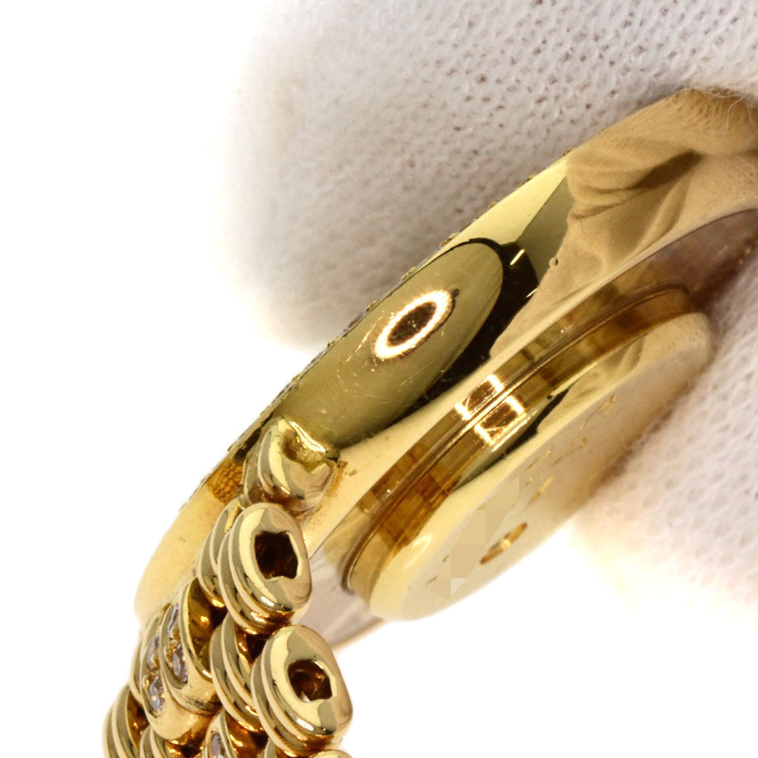 Chopard Watches Quartz 20/5664 K18YG, K18YG, Diamond gold Happy diamond gold dial Women Used Authentic
