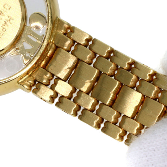 Chopard Watches Quartz 20/5664 K18YG, K18YG, Diamond gold Happy diamond gold dial Women Used Authentic