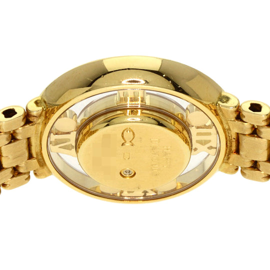 Chopard Watches Quartz 20/5664 K18YG, K18YG, Diamond gold Happy diamond gold dial Women Used Authentic