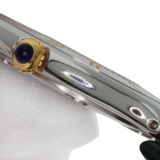 CARTIER Watches Quartz Stainless Steel, Leather Silver Mast 21 Vantian Silver dial mens Used Authentic