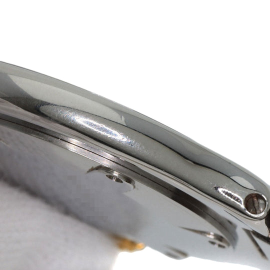 CARTIER Watches Quartz Stainless Steel, Leather Silver Mast 21 Vantian Silver dial mens Used Authentic
