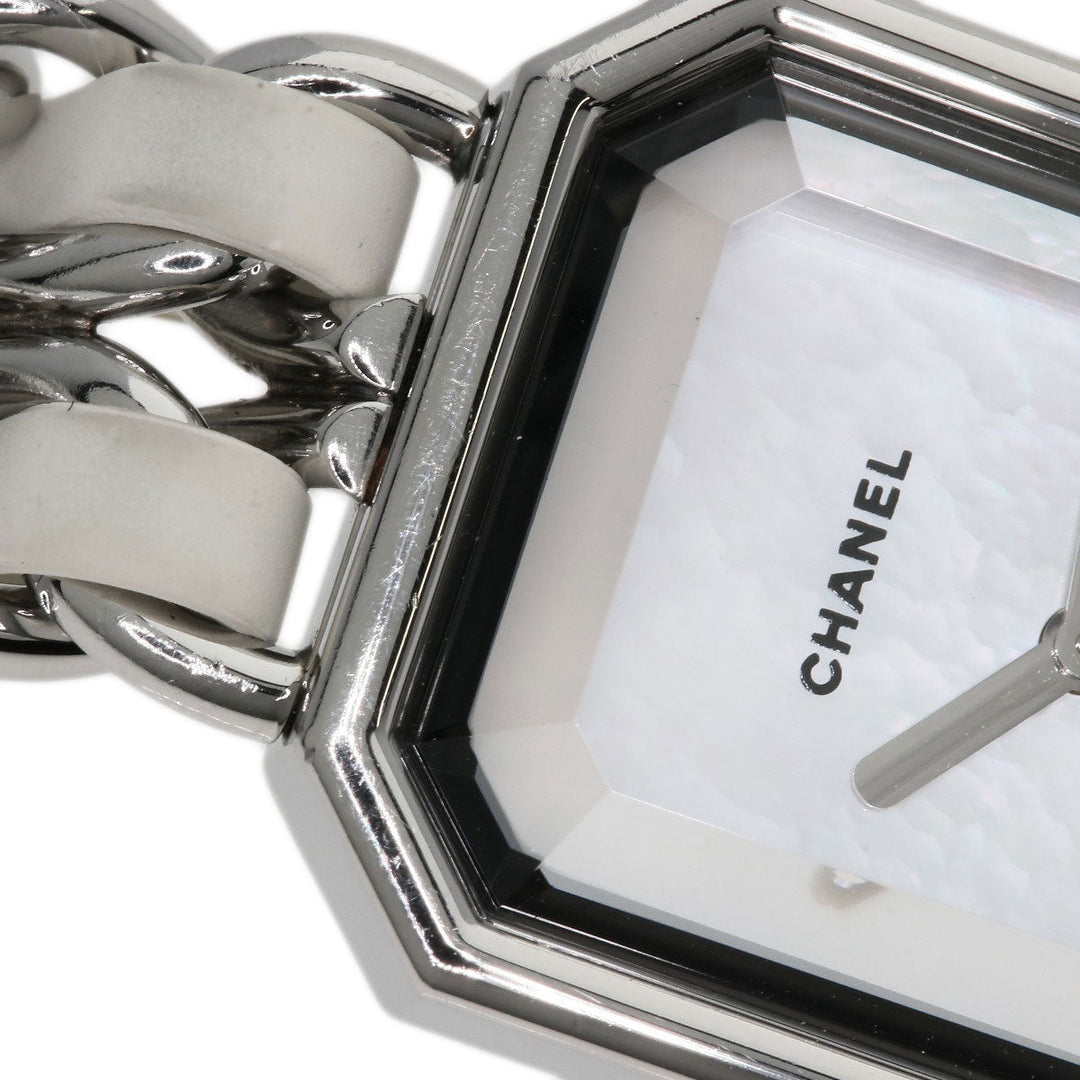 CHANEL Watches Quartz H1639 Stainless Steel, SSxLeather Silver Premiere White shell dial Women Used Authentic
