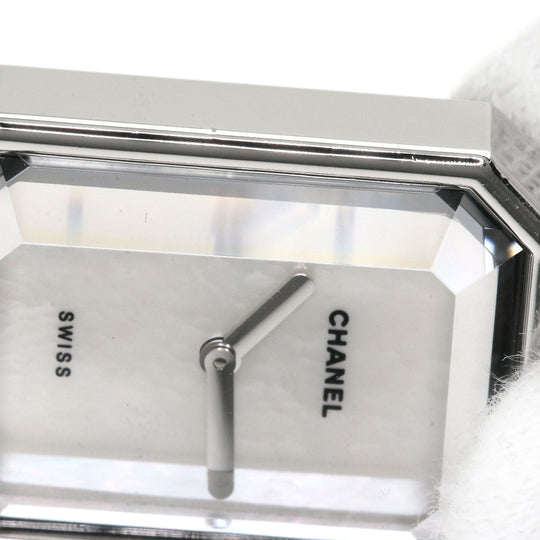 CHANEL Watches Quartz H1639 Stainless Steel, SSxLeather Silver Premiere White shell dial Women Used Authentic