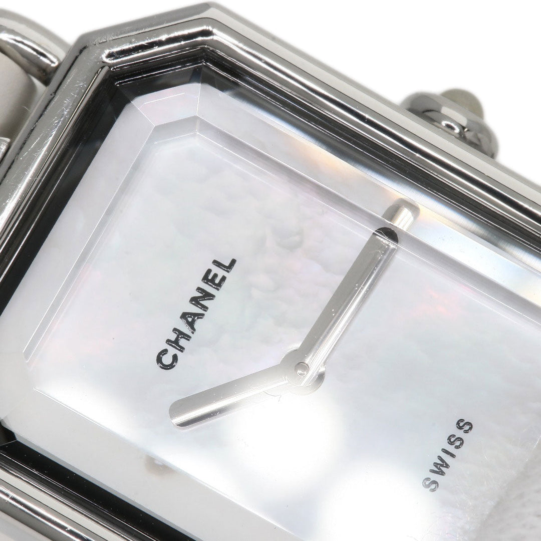 CHANEL Watches Quartz H1639 Stainless Steel, SSxLeather Silver Premiere White shell dial Women Used Authentic