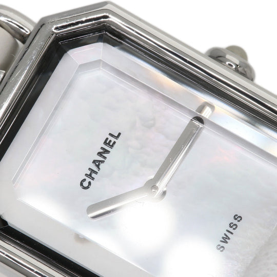 CHANEL Watches Quartz H1639 Stainless Steel, SSxLeather Silver Premiere White shell dial Women Used Authentic