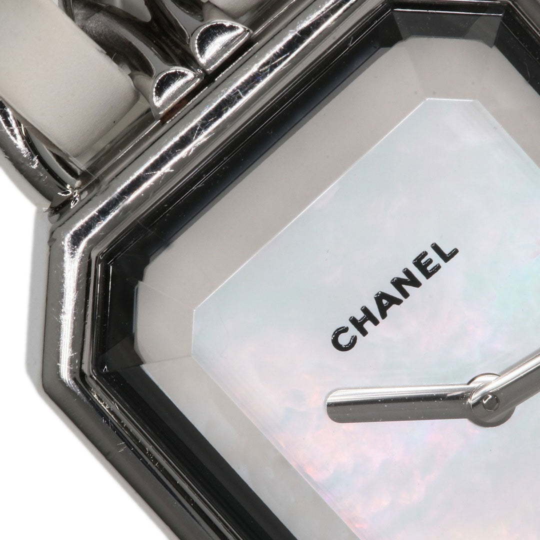 CHANEL Watches Quartz H1639 Stainless Steel, SSxLeather Silver Premiere White shell dial Women Used Authentic