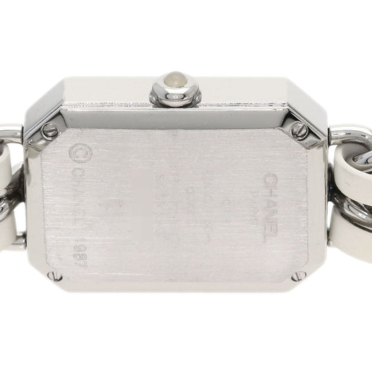 CHANEL Watches Quartz H1639 Stainless Steel, SSxLeather Silver Premiere White shell dial Women Used Authentic