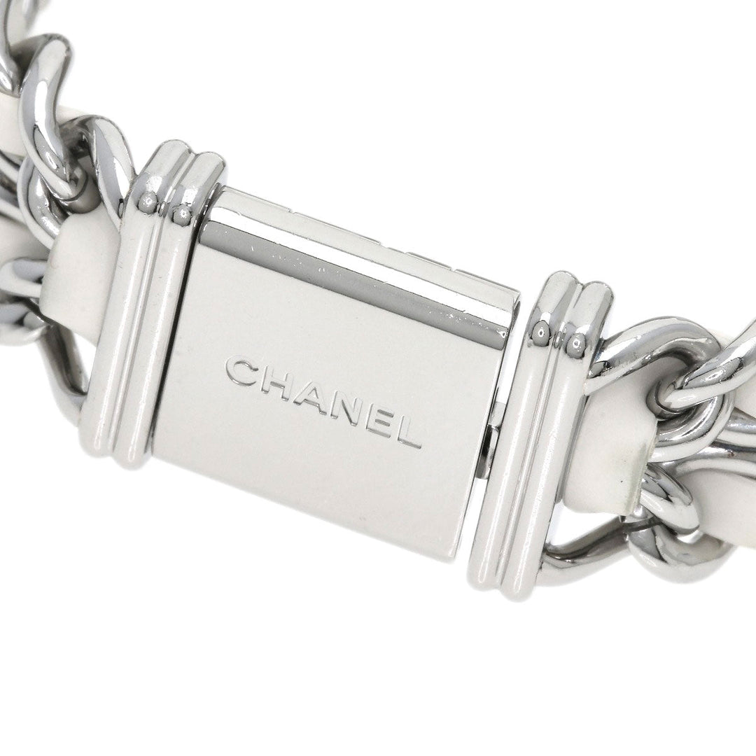 CHANEL Watches Quartz H1639 Stainless Steel, SSxLeather Silver Premiere White shell dial Women Used Authentic