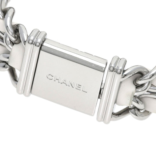 CHANEL Watches Quartz H1639 Stainless Steel, SSxLeather Silver Premiere White shell dial Women Used Authentic