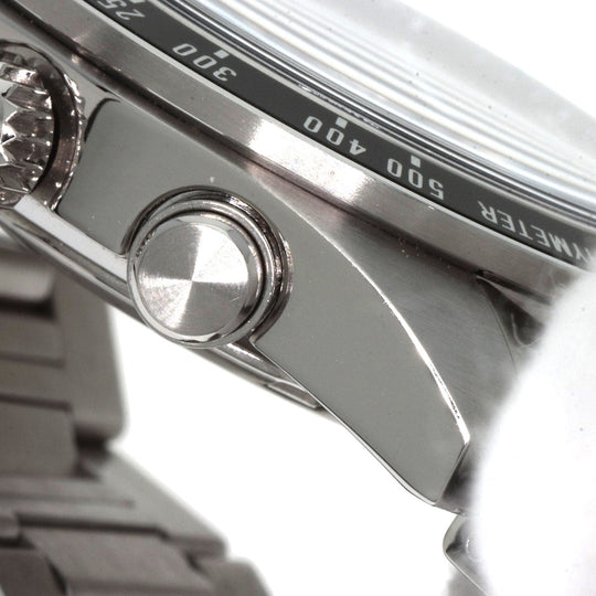 SEIKO Watches Solar Powered SBDL109 Stainless Steel , Stainless Steel Silver Prospex Speed Timer blue dial mens Used Authentic