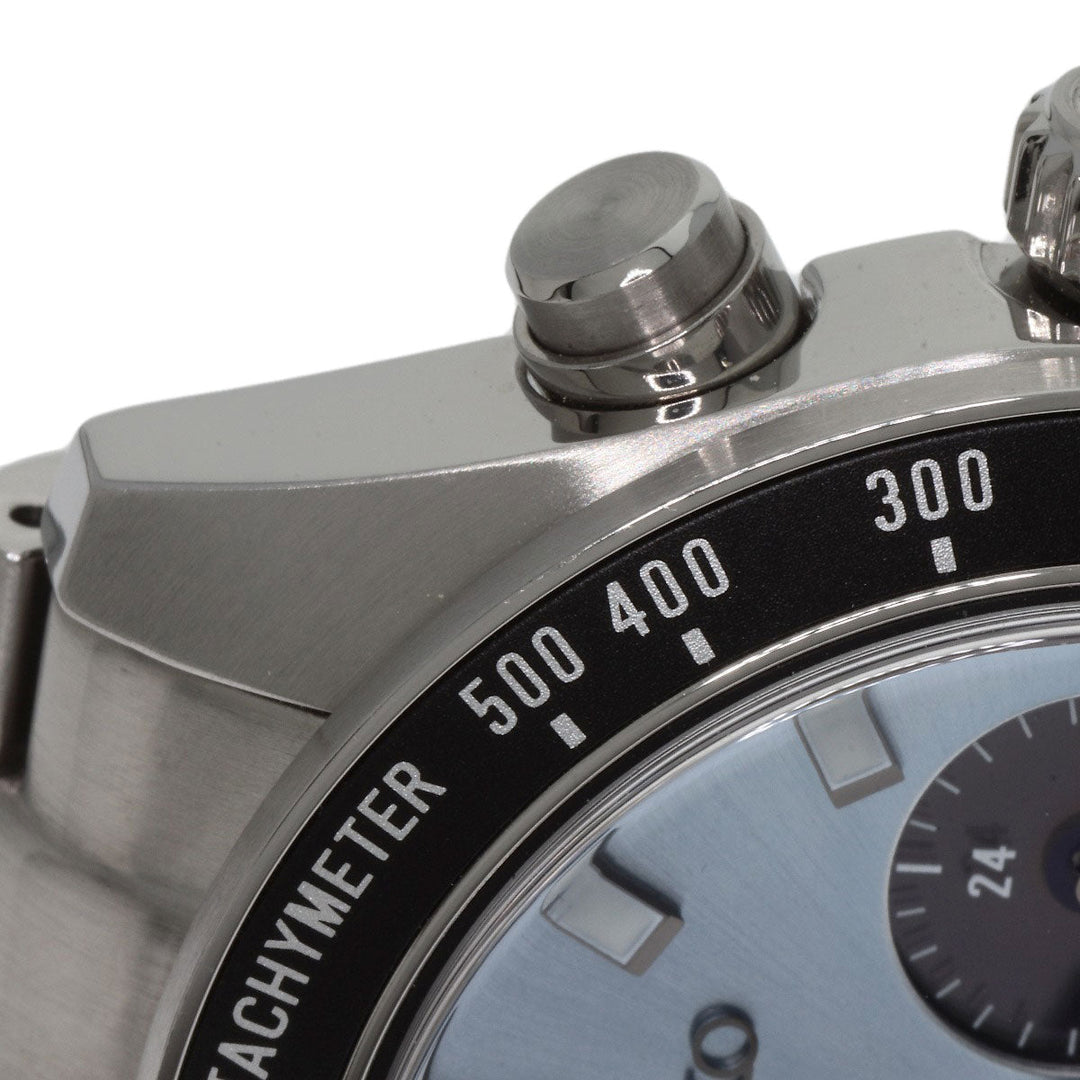 SEIKO Watches Solar Powered SBDL109 Stainless Steel , Stainless Steel Silver Prospex Speed Timer blue dial mens Used Authentic