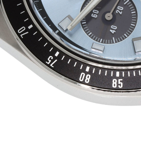 SEIKO Watches Solar Powered SBDL109 Stainless Steel , Stainless Steel Silver Prospex Speed Timer blue dial mens Used Authentic