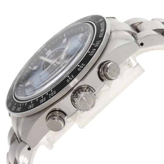 SEIKO Watches Solar Powered SBDL109 Stainless Steel , Stainless Steel Silver Prospex Speed Timer blue dial mens Used Authentic