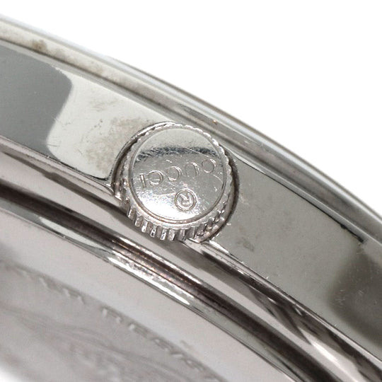 GUCCI Watches Quartz 5500L Stainless Steel , Stainless Steel Silver 11P Diamond black dial Women Used Authentic