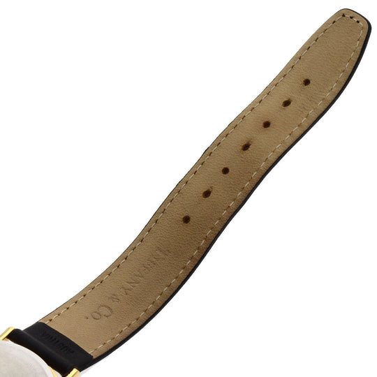 TIFFANY&Co. Watches Quartz Gold Plated gold portfolio white dial