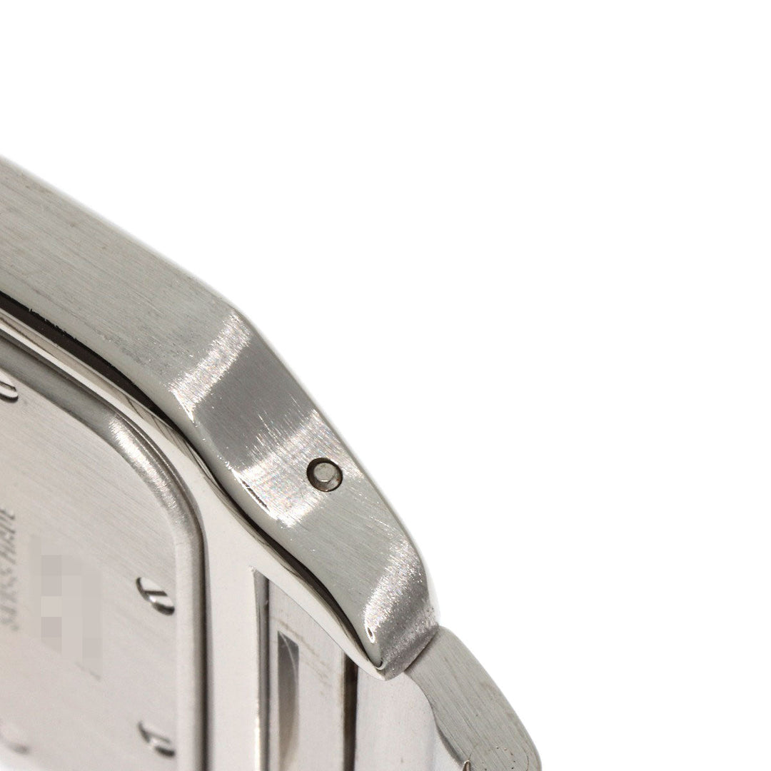 CARTIER Watches Quartz W20018D6 Stainless Steel , Stainless Steel Silver Santos Galve LM old belt Ivory dial mens Used Authentic