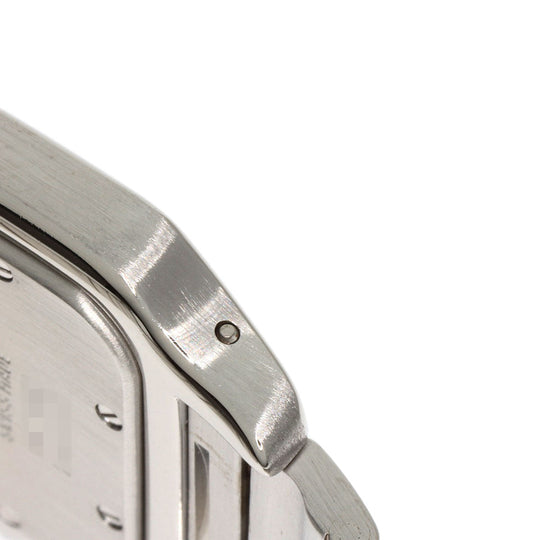 CARTIER Watches Quartz W20018D6 Stainless Steel , Stainless Steel Silver Santos Galve LM old belt Ivory dial mens Used Authentic
