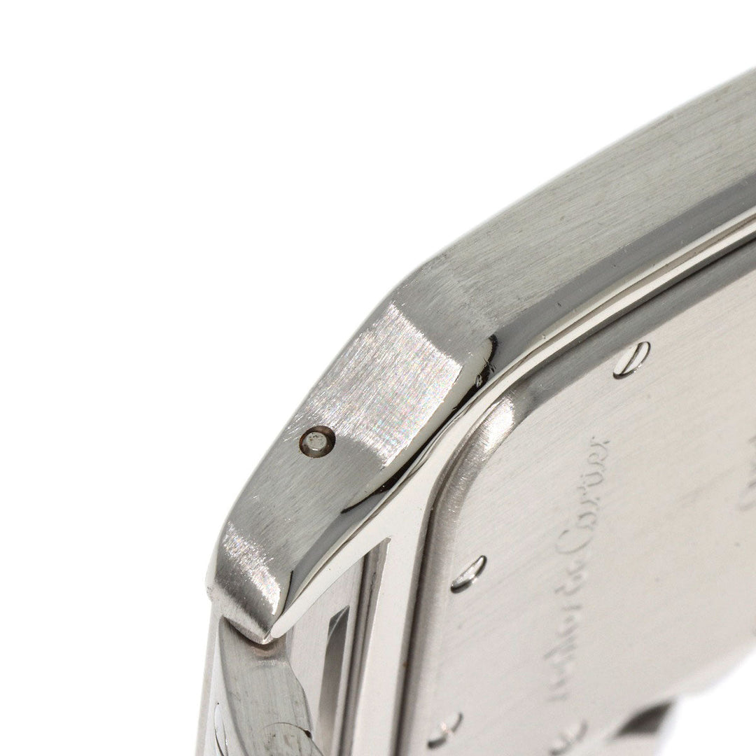 CARTIER Watches Quartz W20018D6 Stainless Steel , Stainless Steel Silver Santos Galve LM old belt Ivory dial mens Used Authentic