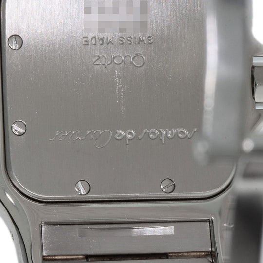 CARTIER Watches Quartz W20018D6 Stainless Steel , Stainless Steel Silver Santos Galve LM old belt Ivory dial mens Used Authentic
