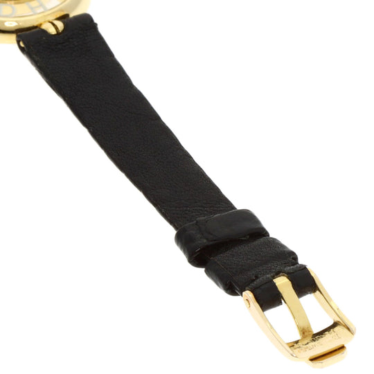 Chopard Watches Quartz 20/3926/12 K18YG, leather gold Happy diamond gold dial Women Used Authentic